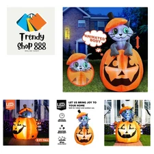 5 FT Halloween Inflatables Outdoor Decorations, Inflatable Halloween Decor Ou...