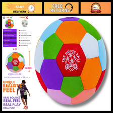 Soft Indoor Soccer Ball Size 4 - Safe for Home Yard - Fun Gift for Kids