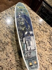 Monopatín vintage Star Wars C3PO y R2D2 1999 Penny Board 