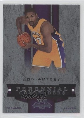 2009-10 Playoff Contenders Perennial Metta World Peace Ron Artest #15 1q9