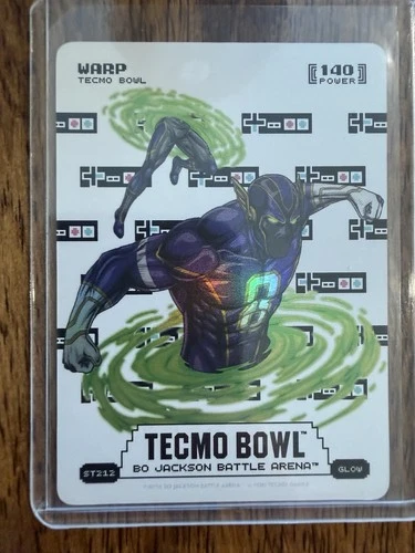 2026 Bo Jackson Battle Arena Tecmo Warp Sore Thumb Glow ST212 Lamar Jackson