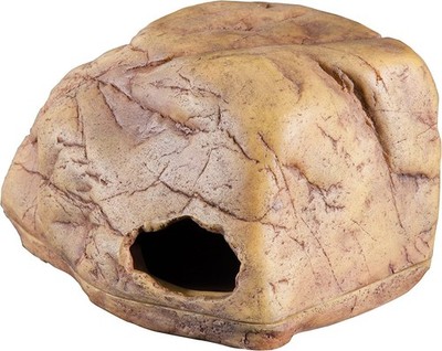 Exo Terra Gecko Cave for Reptiles and Amphibians, Reptile Medium, Natural 