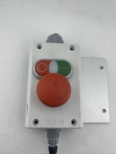 EATON TYP 3R,4X, 12,13 EMERGENCY STOP PUSH BUTTON M22-DDL-GR-X1 USED & WORKING