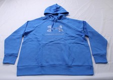 Under Armour Women's Rival Fleece Shimmer Pullover Hoodie CL8 Blue Size 2XL NWT