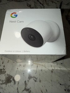 Google Nest Cam Caméra de sécurité extérieure/intérieure avec batterie sans fil - blanc