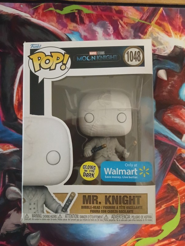 Funko POP! Marvel: Moon Knight - Mr. Knight (GitD) (Walmart Exclusive)