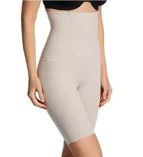 Leonisa Extra High-Waisted Sculpting Shaper Short Small BEIGE NWT 