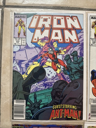 Iron Man 233 234 237 238 Marvel Comics 1989 Rhino - Picture 2 of 5