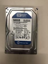 WESTERN DIGITAL WD CAVIAR BLUE 500GB SATA WD5000AAKS WORKING - PREOWNED