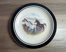 Folkcraft Running Horses Dinner Plate by Scottyz 