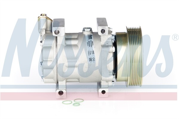 Nissens 89372 Compressor, Air Conditioning For Nissan Renault-image