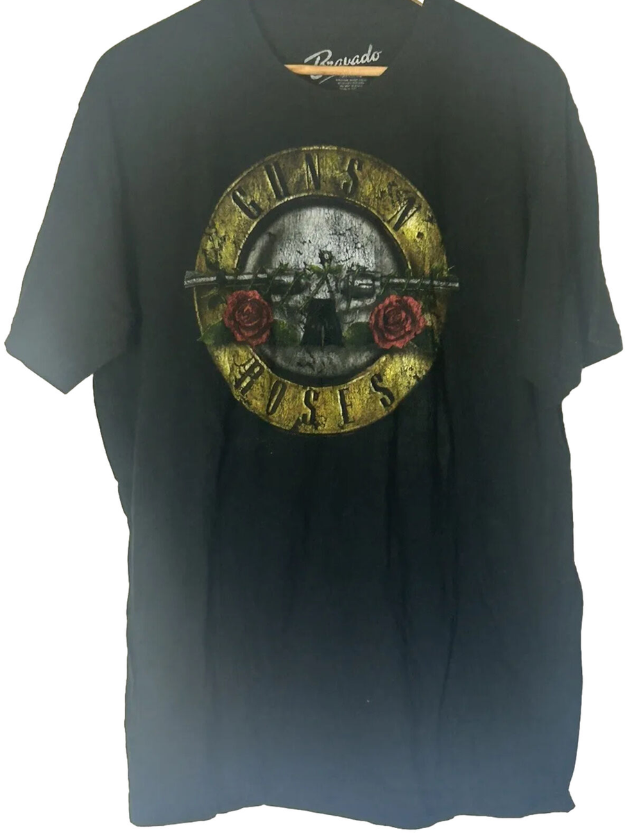 Guns N Roses Shirt Short Sleeve Crew Neck Concert Shirt Band Tee