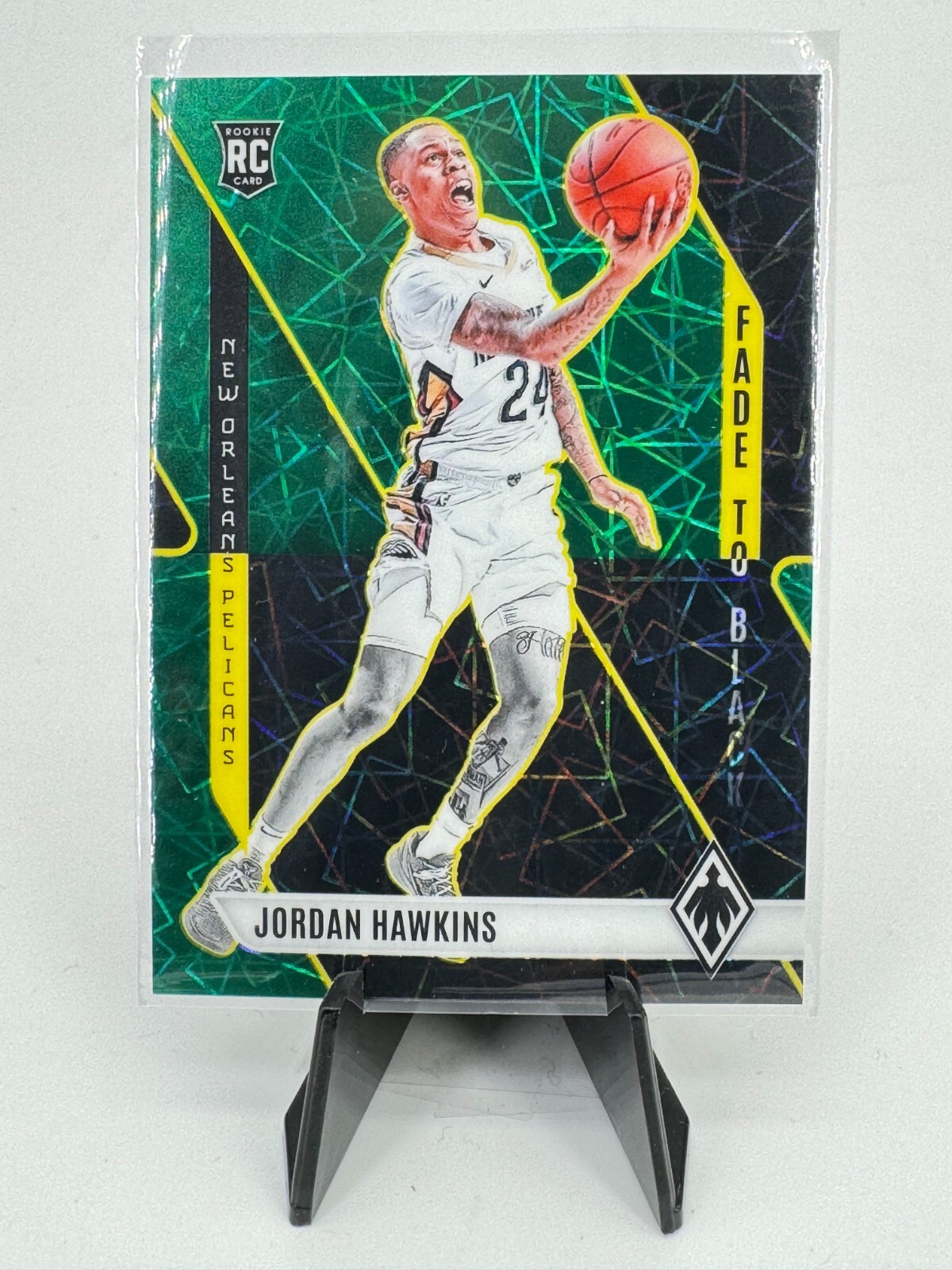 2023-2024 Phoenix Jordan Hawkins RC Fade to Black Teal Lazer /175