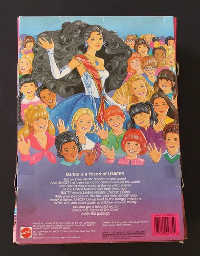 1989 Mattel UNICEF BARBIE Special Edition 4774 Series (black hair) - 第 6/6 張圖片