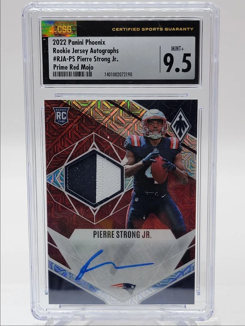 Pierre Strong Panini Phoenix Rps Rookie Jersey Autograph #PS Blue Prime