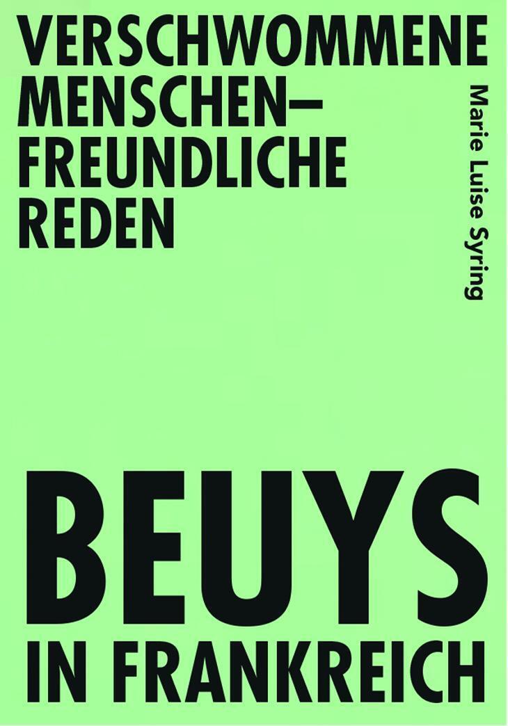 Thumbnail - Verschwommene Menschenfreundliche Reden - Beuys In Frankreich Marie