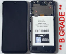 DIALN MAXSIP X62 LCD DISPLAY TOUCH SCREEN DIGITIZER + FRAME OEM PART   *B GRADE*