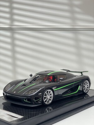 Koenigsegg CCX (Carbon Fiber/ Green Stripe) [VMB-Modell] Maßstab 1:18