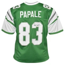 Vince Papale Signed Philadelphia Green Football Jersey (JSA)