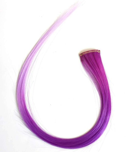 BUY 3 GET 3 FREE! Rainbow Clip In Highlight Streaks like Human Hair Extension UK - Picture 53 of 55