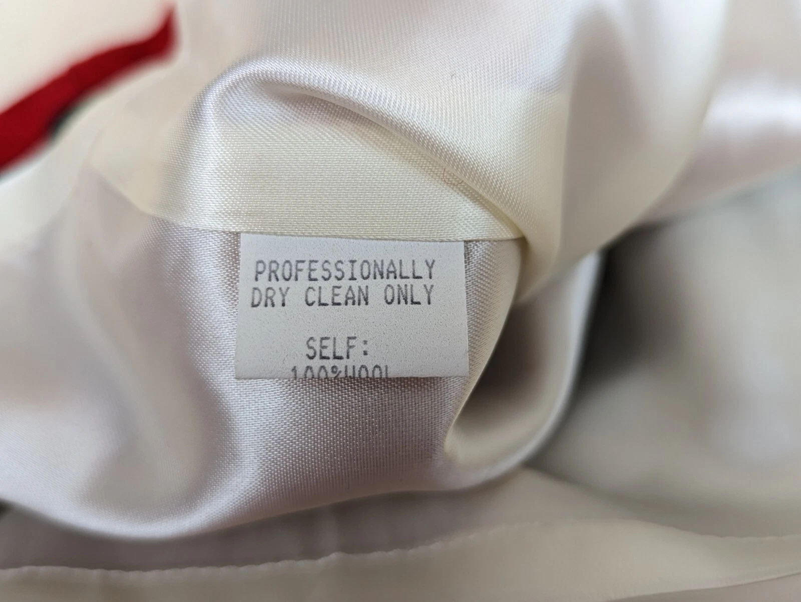 VETEMENTS Abito a tubino HELENA bambina color block rosso nero lana Neiman Marcus Bergdorf taglia 4