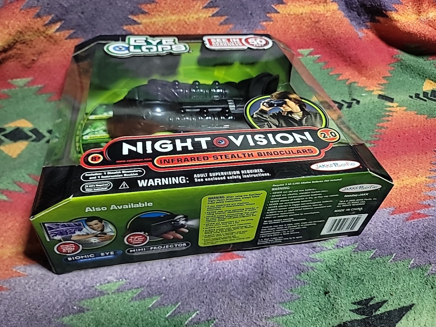 2009 Jakks EyeClops Jakks Pacific Night Vision Infrared Stealth Binoculars 