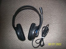 Unbranded 3.5mm Gaming Headset Headphones w/Mic Black/Blue