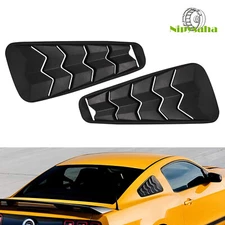 Fit for Ford Mustang 2005-2014 Quarter Side Window Louvers Sun Rain Shade Vent