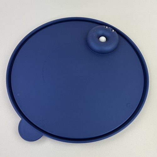 Tupperware CrystalWave Microwaveable Divided Dish White Blue Vented - Picture 6 of 8