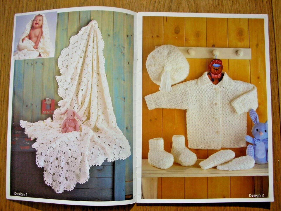 Peter Pan Knitting & Crochet Pattern Bk 253 - CREME DE LA CREME - 4Ply DK & Aran - image 3 of 4