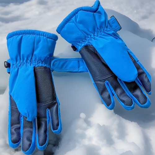 Mädchen blau Polyester Finger Handschuhe hoch Desert Gear Winterkleidung Kinder Accessoires - Bild 3 von 12