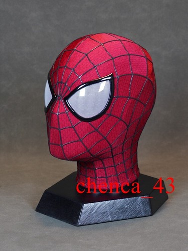 Update Spider-man Mask The Amazing Spiderman 2 Headgear Cosplay Props Halloween - Picture 10 of 71