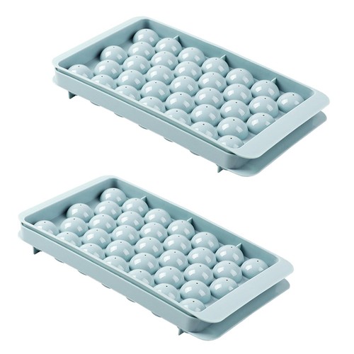 33 Grids Ball Maker Plastic Mold Sphere Whiskey Round Mould Large Ice Cube Tray - Picture 16 of 18