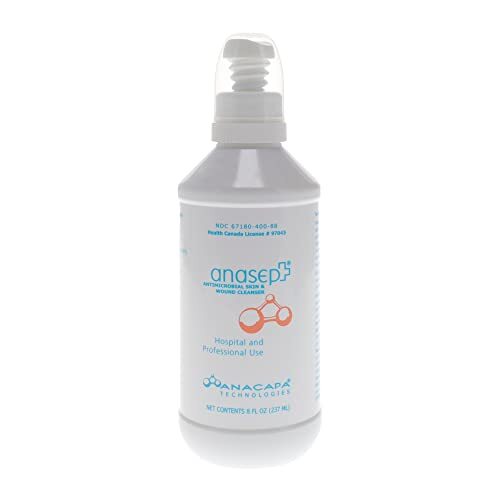 -Antimicrobial Skin and Wound Cleanser, 8 oz. Bottle with Finger Sprayer, Wou...
