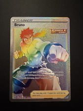 POKEMON TCG BRUNO 172/163 SWSH BATTLE STYLES RAINBOW RARE!! on eBay