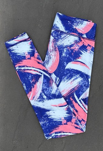 Ivivva by Lululemon Girls Leggings Size 10 Full-Length Leggings Brush Stroke
