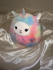 Squishmallows Easter Squad Lucy-May 16" Llama Pegacorn - Rainbow (2021)