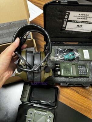 HARRIS TCA PRC 152A Radio Metal VHF UHF+KDU keyboard Display Unit 15W Stock NEW