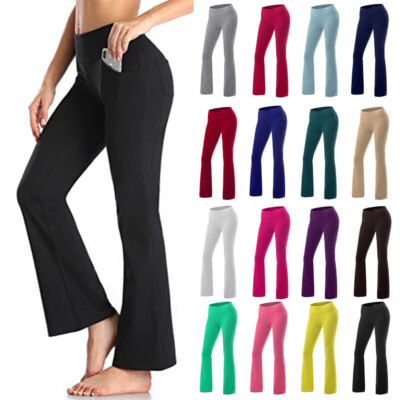 workout bootcut pants