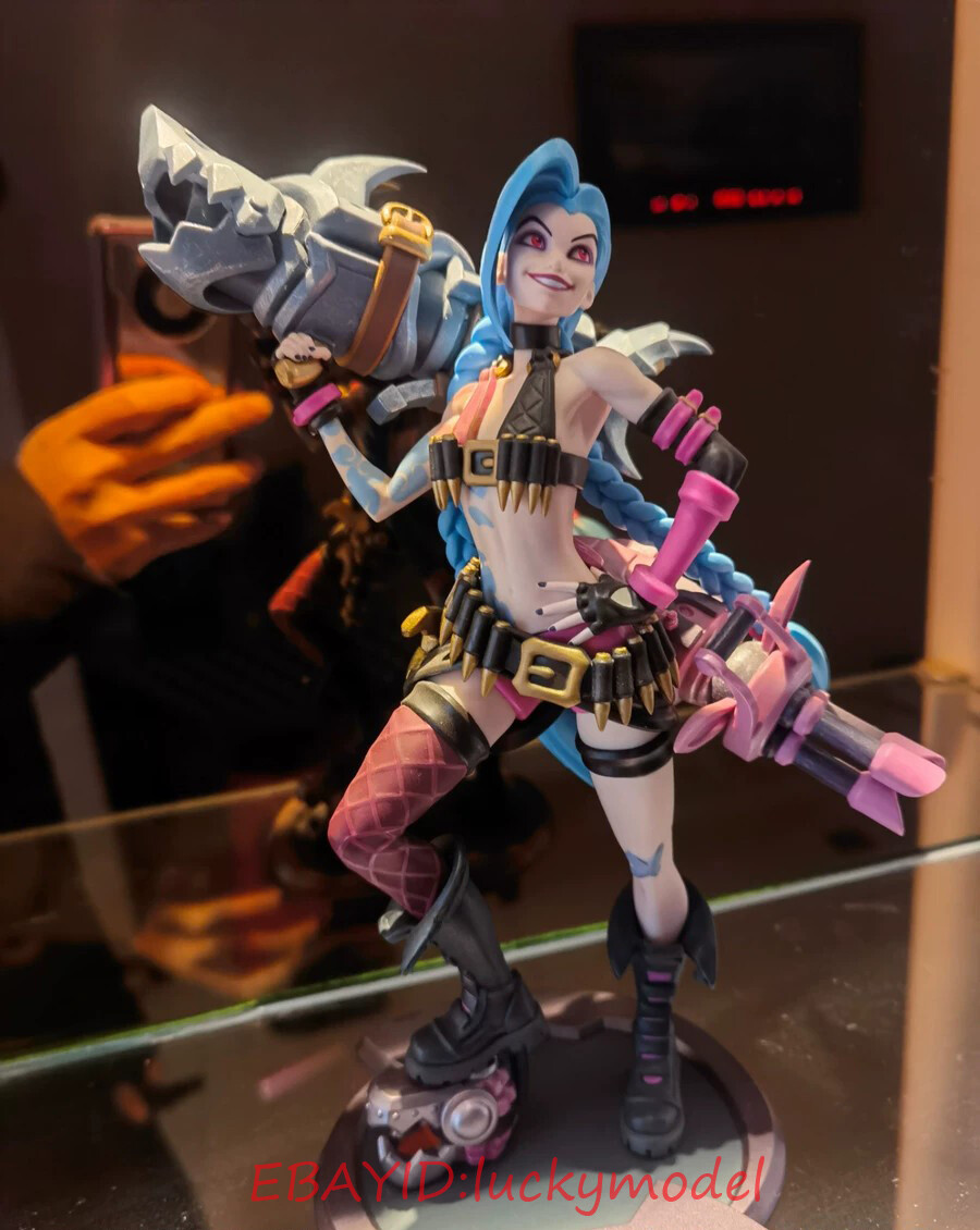 Official League of Legends LOL Jinx Collectible Statue PVC Figure