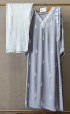 Lucknow Chikankari Kurti Set with Lace Work