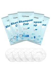 No Water Rinse Free Shampoo Caps for Camping & Home Care,Alcohol-Free, 12Pack