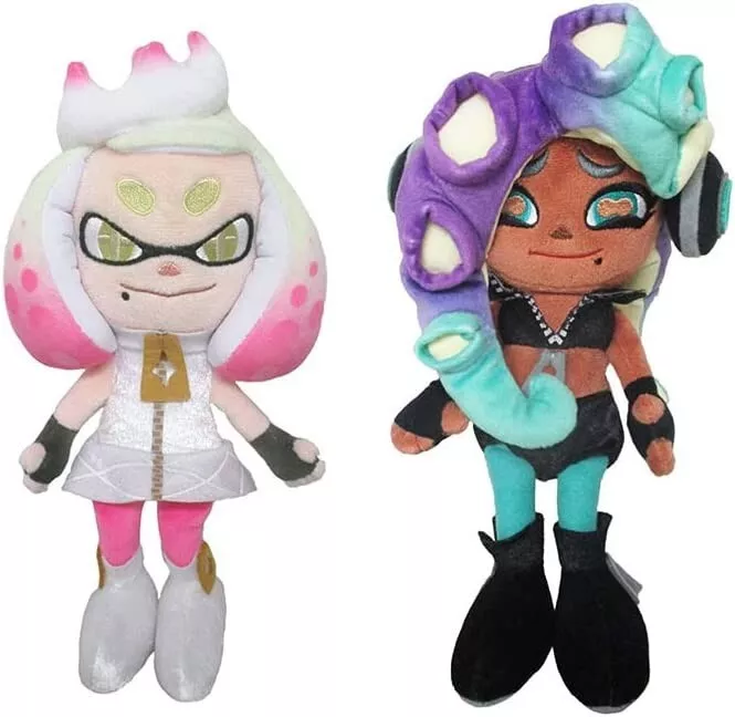 Japan New Splatoon 2 Tentacles Pearl and Marina 2Sets S size Plush