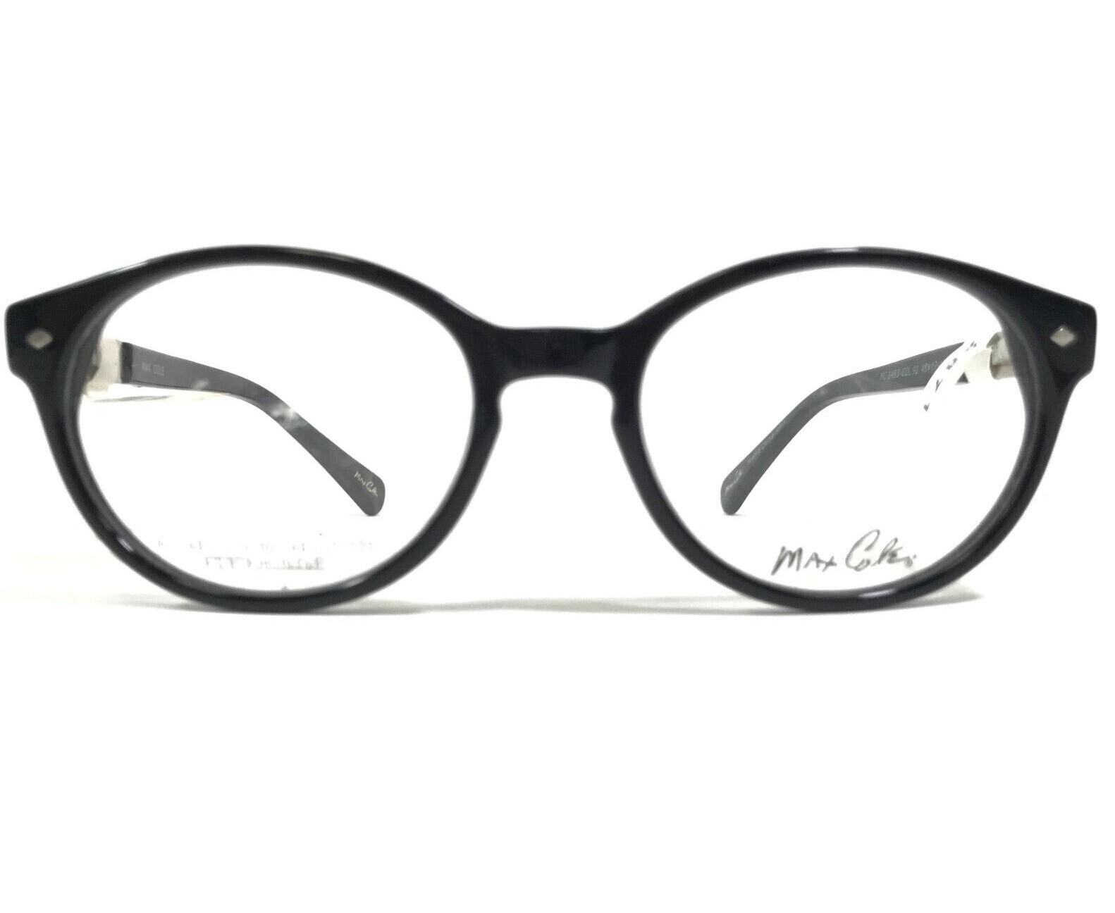 Оправа для очков Max Cole MC 1483 COL 90 Черная круглая с полной оправой 48-17-135