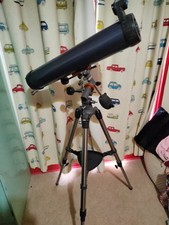  CELESTRON ASTROMASTER 76 EQ Telescope with tri-pod