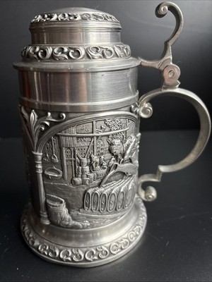 Artina SKS Zinn 95% Breweriana Pewter Stein  7  Germany