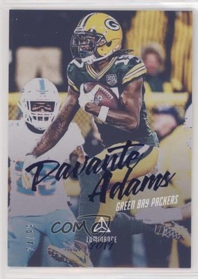 2019 Panini Luminance Blue 24/99 Davante Adams #84 nz0