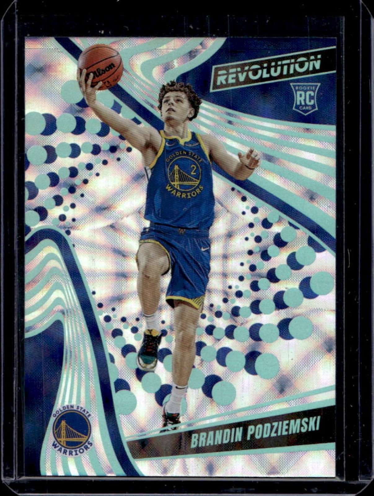 2023-24 Panini Revolution Brandin Podziemski RC Future Frame #/60 Warriors