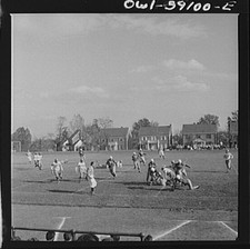 Washington DC Woodrow Wilson High School Football Game 1900s Football Field