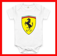 RARE FERRARI AUTO  BABY FUNNY BODYSUIT BODYSUIT 1 PIECE ROMPER. DISCOVER NOW!